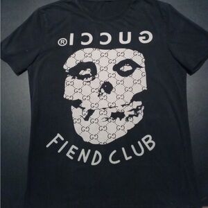 Gucci Black Skull Graphic Tee